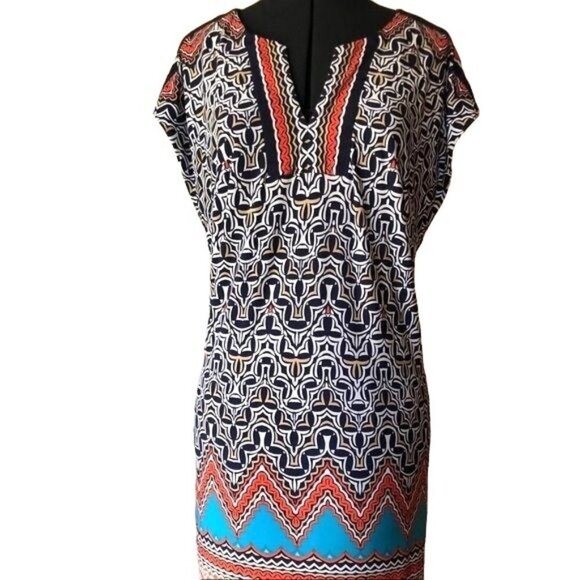 Laundry by Shelli Segal Dress Boho Shift Dress XS - Picture 1 of 7